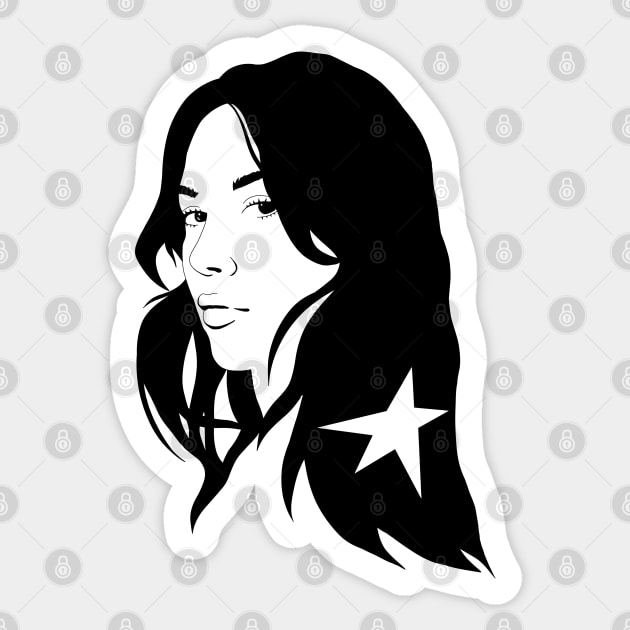 Gracie Star Vector Illustration Sticker by Amelia